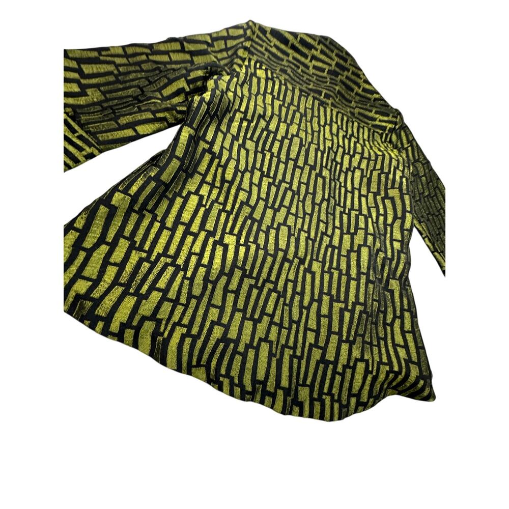 IC by Connie K Jacket Textured Geometric Avant-Garde Funky Artsy Mod Blazer S - Picture 7 of 10
